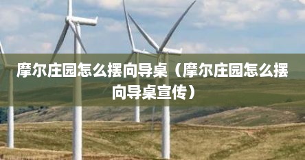 摩尔庄园怎么摆向导桌（摩尔庄园怎么摆向导桌宣传）