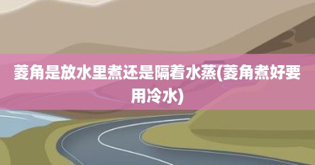 菱角是放水里煮还是隔着水蒸(菱角煮好要用冷水)