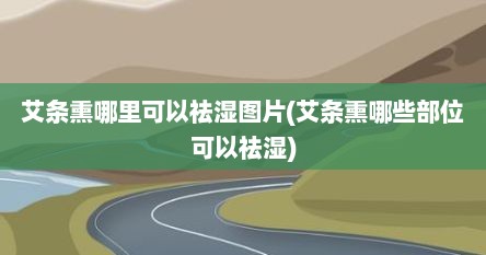 艾条熏哪里可以祛湿图片(艾条熏哪些部位可以祛湿)
