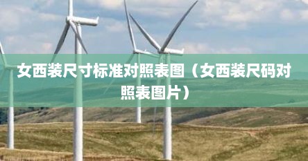 女西装尺寸标准对照表图（女西装尺码对照表图片）