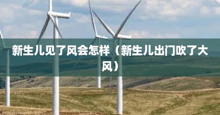 新生儿见了风会怎样（新生儿出门吹了大风）