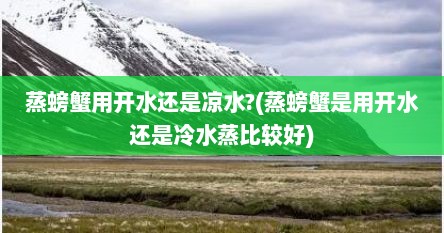 蒸螃蟹用开水还是凉水?(蒸螃蟹是用开水还是冷水蒸比较好)