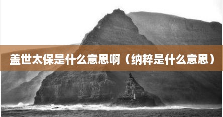 盖世太保是什么意思啊（纳粹是什么意思）