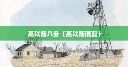 高以翔八卦（高以翔混剪）