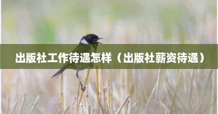 出版社工作待遇怎样（出版社薪资待遇）