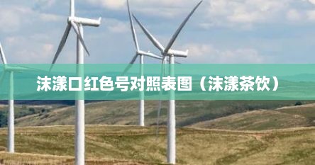 沫漾口红色号对照表图（沫漾茶饮）