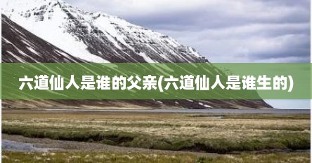 六道仙人是谁的父亲(六道仙人是谁生的)