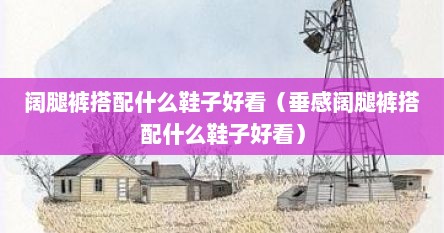 阔腿裤搭配什么鞋子好看（垂感阔腿裤搭配什么鞋子好看）
