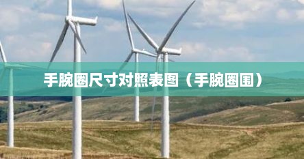 手腕圈尺寸对照表图（手腕圈围）