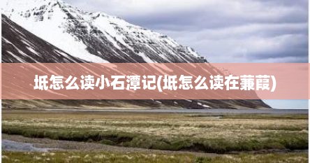 坻怎么读小石潭记(坻怎么读在蒹葭)