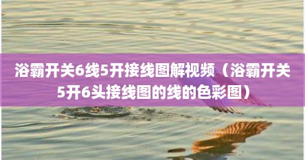 浴霸开关6线5开接线图解视频（浴霸开关5开6头接线图的线的色彩图）