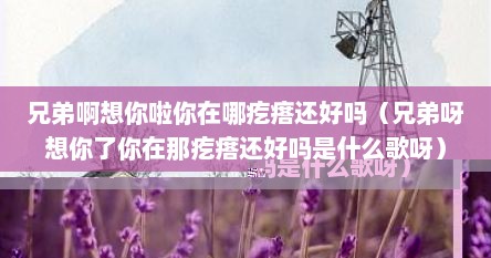 兄弟啊想你啦你在哪疙瘩还好吗（兄弟呀想你了你在那疙瘩还好吗是什么歌呀）