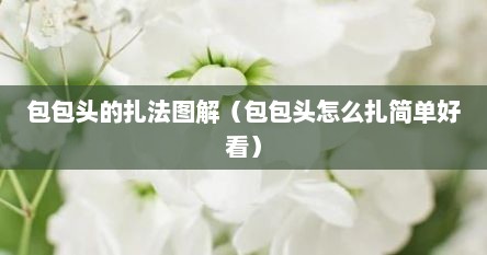 包包头的扎法图解（包包头怎么扎简单好看）