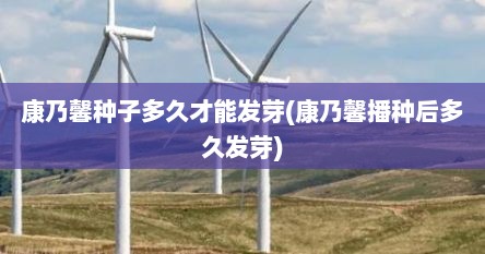 康乃馨种子多久才能发芽(康乃馨播种后多久发芽)