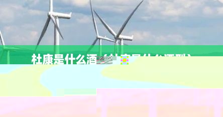 杜康是什么类型酒（杜康酒是什么酿造的）