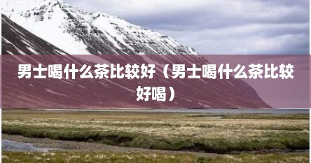 男士喝什么茶比较好（男士喝什么茶比较好喝）