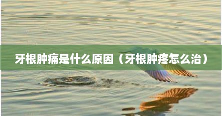 牙根肿痛是什么原因（牙根肿疼怎么治）