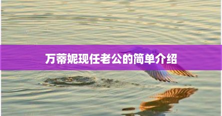 万蒂妮现任老公的简单介绍