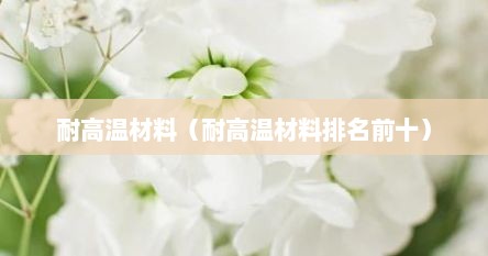 耐高温材料（耐高温材料排名前十）