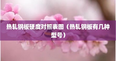 热轧钢板硬度对照表图（热轧钢板有几种型号）