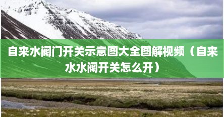 自来水阀门开关示意图大全图解视频（自来水水阀开关怎么开）