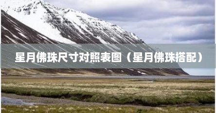 星月佛珠尺寸对照表图（星月佛珠搭配）