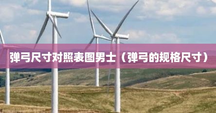 弹弓尺寸对照表图男士（弹弓的规格尺寸）