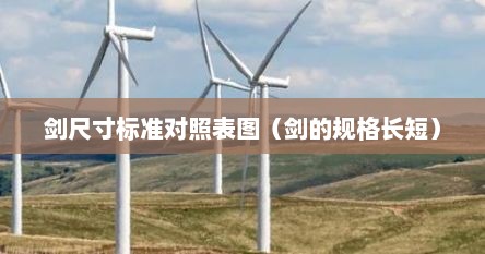 剑尺寸标准对照表图（剑的规格长短）