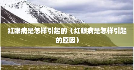 红眼病是怎样引起的（红眼病是怎样引起的原因）