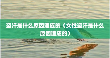 盗汗是什么原因造成的（女性盗汗是什么原因造成的）
