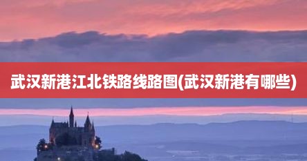 武汉新港江北铁路线路图(武汉新港有哪些)