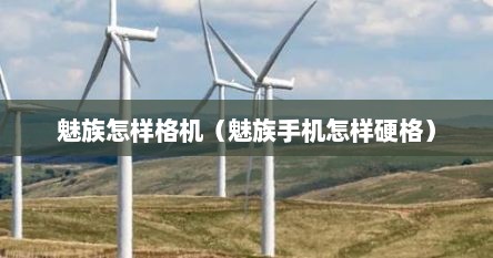 魅族怎样格机（魅族手机怎样硬格）