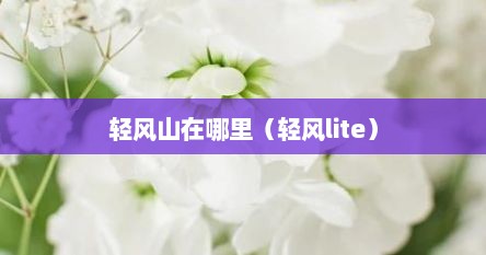 轻风山在哪里（轻风lite）