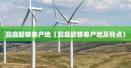 洞庭碧螺春产地（洞庭碧螺春产地及特点）
