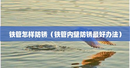 铁管怎样防锈（铁管内壁防锈最好办法）