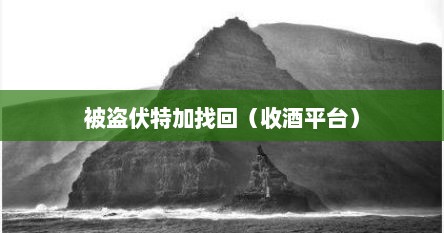 被盗伏特加找回（收酒平台）