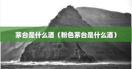 茅台是什么酒（粉色茅台是什么酒）
