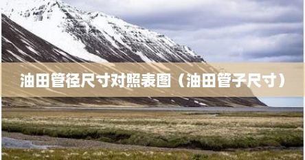 油田管径尺寸对照表图（油田管子尺寸）