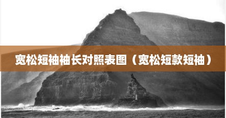 宽松短袖袖长对照表图（宽松短款短袖）