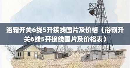 浴霸开关6线5开接线图片及价格（浴霸开关6线5开接线图片及价格表）