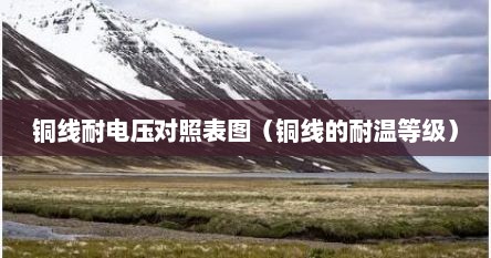 铜线耐电压对照表图（铜线的耐温等级）