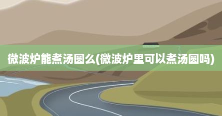 微波炉能煮汤圆么(微波炉里可以煮汤圆吗)