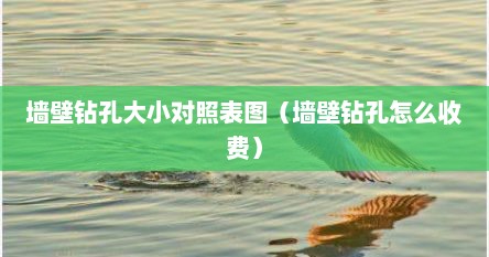 墙壁钻孔大小对照表图（墙壁钻孔怎么收费）