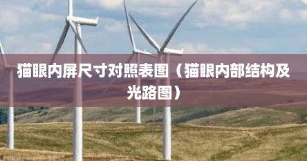 猫眼内屏尺寸对照表图（猫眼内部结构及光路图）
