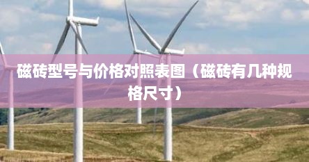 磁砖型号与价格对照表图（磁砖有几种规格尺寸）