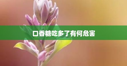 口香糖吃多了有何危害