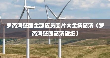 罗杰海贼团全部成员图片大全集高清（罗杰海贼团高清壁纸）