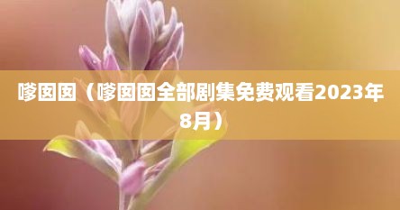 嗲囡囡（嗲囡囡全部剧集免费观看2023年8月）