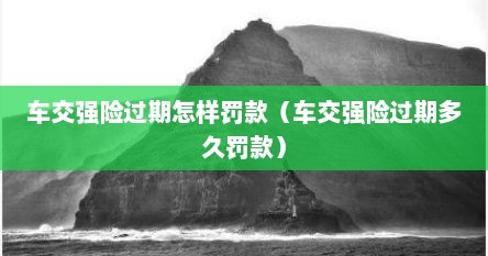 车交强险过期怎样罚款（车交强险过期多久罚款）
