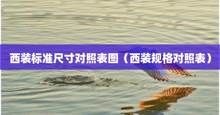 西装规格尺寸对照表（西装标准尺寸）